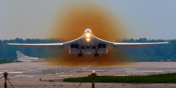 Watch This Reporter Almost Get Run Over By A Russian Bomber