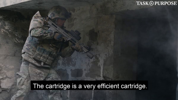 Up close and personal with one of the Army’s potential M4 carbine and M249 SAW replacements