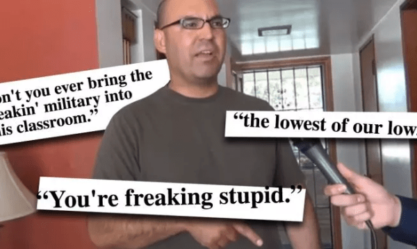 The A-Hole Teacher Who Bullied A Student For Wearing A USMC Sweatshirt Has Been Fired