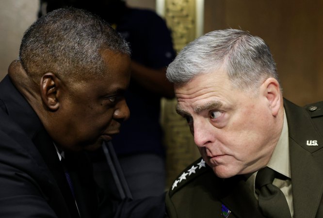 defense secretary lloyd austin and general mark milley