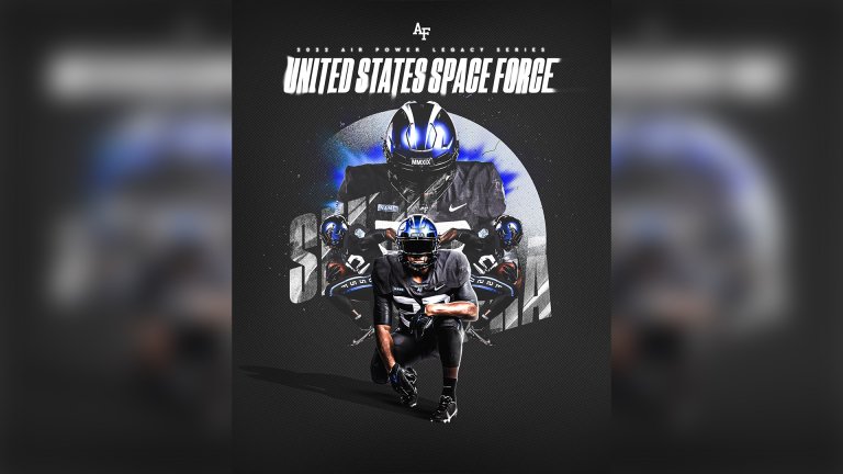 The Space Force may not have dress uniforms, but it’s got a football uniform