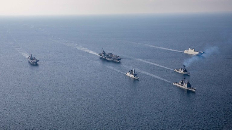 nato aircraft carrier operations mediterranean sea 2