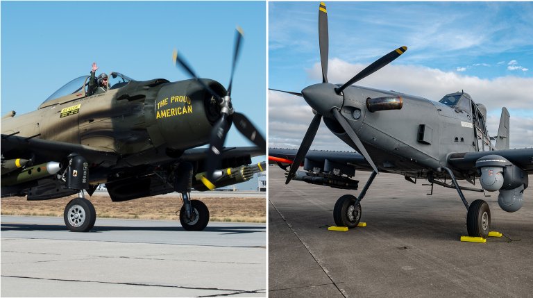 Air Force’s newest plane, the Skyraider II, honors a legendary aircraft