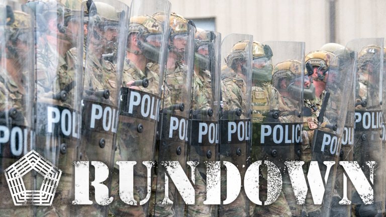 The 104th Fighter Wing Security Forces Squadron conduct riot control training, August 20, 2024, at Barnes Air National Guard Base, Westfield, Massachusetts.
